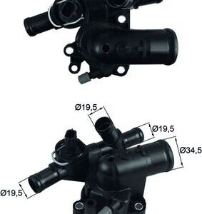 Termostat lichid racire OPEL VIVARO A bus (X83) 2.0 CDTI (F7, J7, A07) diesel 114 cai MAHLE ORIGINAL TI 248 83
