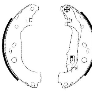 Set saboti frana OPEL COMBO Tour (X12) 1.4 (C26, D26, E26, C06) benzina 95 cai TEXTAR 91062000
