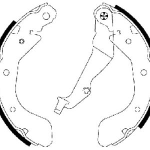 Set saboti frana OPEL KARL (C16) 1.0 benzina 73 cai TEXTAR 91062500