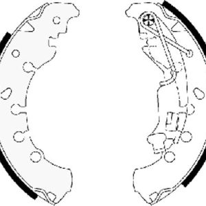Set saboti frana OPEL ADAM (M13) 1.0 benzina 115 cai TEXTAR 91065300