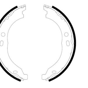 Set saboti frana frana de mana OPEL MOVANO C platou / sasiu (U9) 2.2 BlueHDi 180 diesel 180 cai TEXTAR 91066700