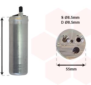 Uscator aer conditionat OPEL COMBO Tour 1.6 CNG Benzina/Gaz metan (GNC) 97 cai VAN WEZEL 3700D371