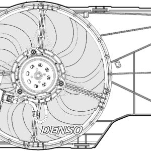 Ventilator radiator OPEL ADAM (M13) 1.0 benzina 90 cai DENSO DER20001