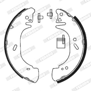 Set saboti frana OPEL MOVANO A caroserie (X70) 2.5 DTI (FD) diesel 115 cai FERODO FSB618