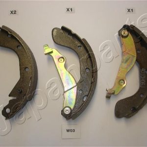 Set saboti frana OPEL KARL (C16) 1.0 benzina 73 cai JAPANPARTS GF-W03AF