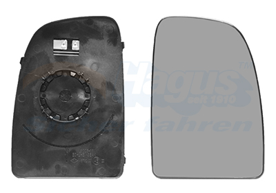 Sticla oglinda retrovizoare exterioara OPEL MOVANO C caroserie (U9) 2.2 D diesel 120 cai VAN WEZEL 1651838