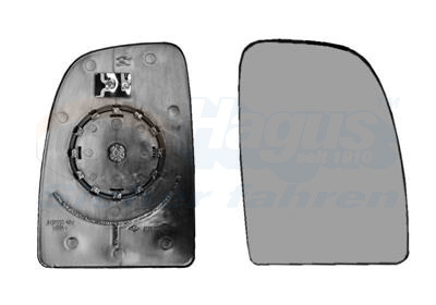 Sticla oglinda retrovizoare exterioara OPEL MOVANO C platou / sasiu (U9) 2.2 D diesel 140 cai VAN WEZEL 1651862