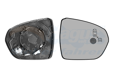 Sticla oglinda retrovizoare exterioara OPEL GRANDLAND X Van 1.2 (75) benzina 131 cai VAN WEZEL 4084836