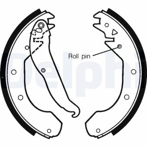 Set saboti frana OPEL COMBO Autoutilitara/limuzina spatioasa (71_) 1.7 D diesel 60 cai DELPHI LS1297
