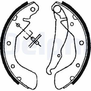 Set saboti frana OPEL COMBO Autoutilitara/limuzina spatioasa (71_) 1.4 benzina 82 cai DELPHI LS1622