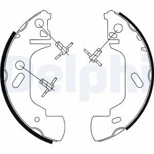 Set saboti frana OPEL MOVANO A bus (X70) 1.9 DTI (JD) diesel 82 cai DELPHI LS1701