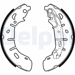 Set saboti frana OPEL COMBO Tour (X12) 1.4 (C26, D26, E26, C06) benzina 95 cai DELPHI LS2050