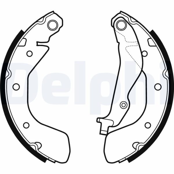 Set saboti frana OPEL KARL (C16) 1.0 benzina 75 cai DELPHI LS2134