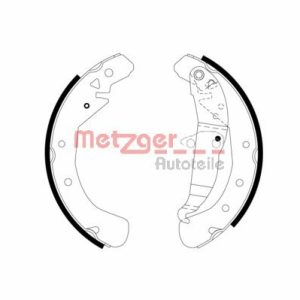 Set saboti frana OPEL COMBO Autoutilitara/limuzina spatioasa 1.7 DI 16V diesel 65 cai METZGER MG 967