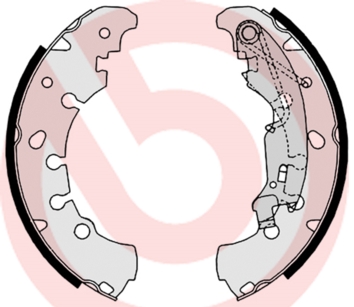 Set saboti frana OPEL ADAM (M13) 1.4 benzina 101 cai BREMBO S 23 530