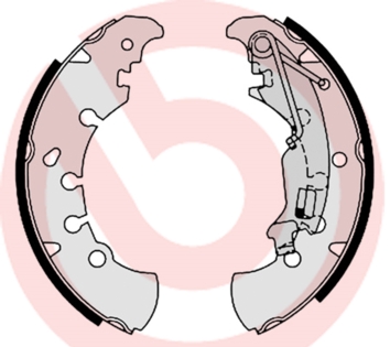 Set saboti frana OPEL ADAM (M13) 1.4 benzina 101 cai BREMBO S 23 555