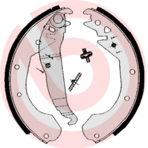 Set saboti frana OPEL COMBO Autoutilitara/limuzina spatioasa (71_) 1.4 benzina 82 cai BREMBO S 59 510