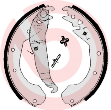 Set saboti frana OPEL COMBO Autoutilitara/limuzina spatioasa (71_) 1.4 benzina 82 cai BREMBO S 59 510