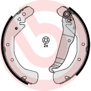 Set saboti frana OPEL COMBO Autoutilitara/limuzina spatioasa 1.6 CNG 16V Benzina/Gaz metan (GNC) 97 cai BREMBO S 59 517