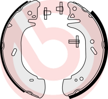 Set saboti frana OPEL MOVANO A caroserie (X70) 2.5 CDTI (FD) diesel 146 cai BREMBO S 59 518