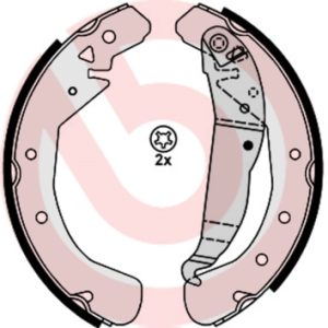 Set saboti frana OPEL COMBO Tour 1.6 benzina 87 cai BREMBO S 59 525