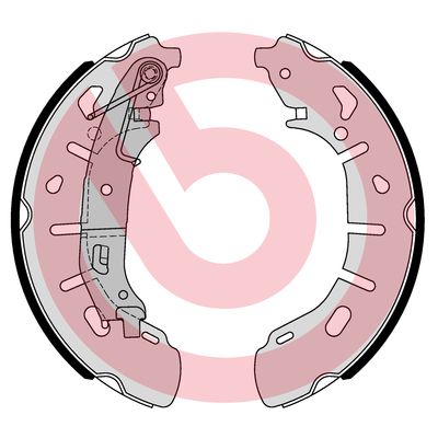 Set saboti frana OPEL COMBO Tour (X12) 1.4 CNG (C26, D26, E26, C05) Benzina/Gaz metan (GNC) 120 cai BREMBO S 59 531