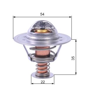 Termostat lichid racire OPEL COMBO Tour 1.7 DI 16V diesel 65 cai GATES TH22689G1