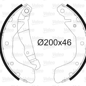 Set saboti frana VALEO 562078 – OPEL | AutoRival