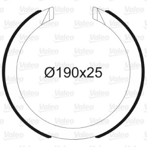 Set saboti frana frana de mana VALEO 564197