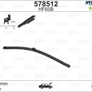 Lamela stergator VALEO 578512