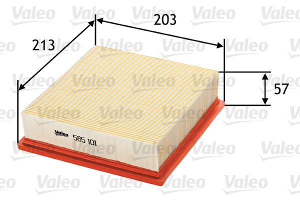 Filtru aer VALEO 585101 – OPEL | AutoRival