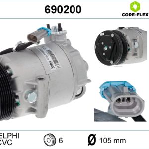 Compresor climatizare VALEO 690200