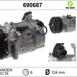 Compresor climatizare VALEO 690687