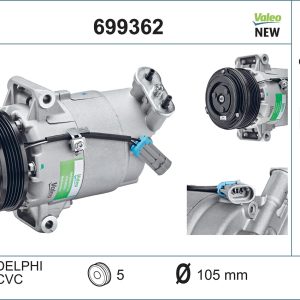 Compresor climatizare VALEO 699362 – OPEL | AutoRival