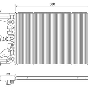 Radiator racire motor VALEO 701245