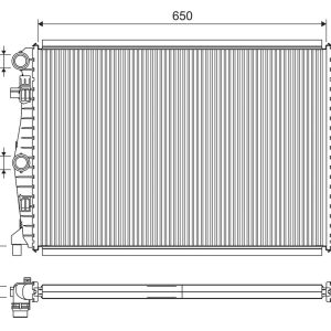Radiator racire motor VALEO 701285 – OPEL | AutoRival