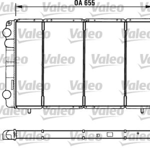 Radiator racire motor VALEO 730944