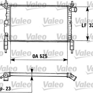 Radiator racire motor VALEO 730975