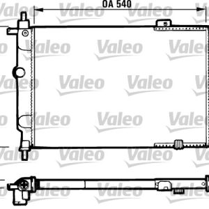 Radiator racire motor VALEO 731551