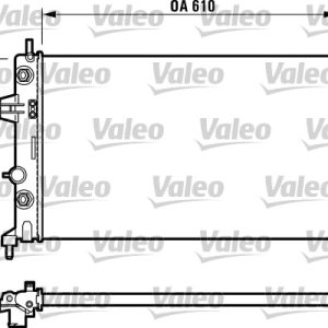 Radiator racire motor VALEO 732549