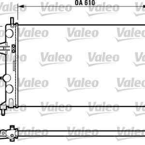 Radiator racire motor VALEO 732551