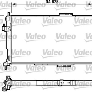 Radiator racire motor VALEO 732824