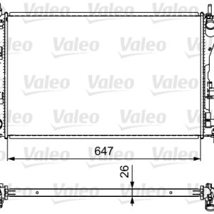 Radiator racire motor VALEO 732877