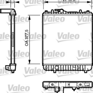 Radiator racire motor VALEO 734330