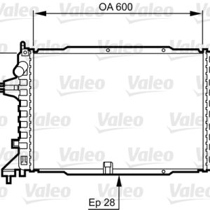 Radiator racire motor VALEO 734380