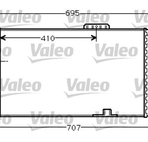 Radiator racire motor VALEO 734429