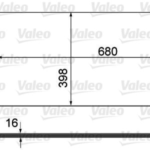 Radiator racire motor VALEO 735485