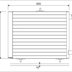 Condensator climatizare VALEO 814095