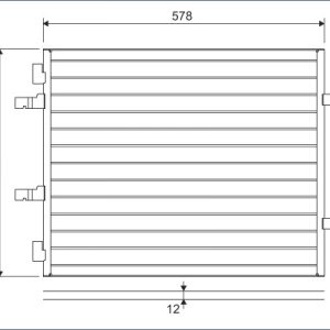 Condensator climatizare VALEO 814172