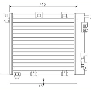 Condensator climatizare VALEO 817506